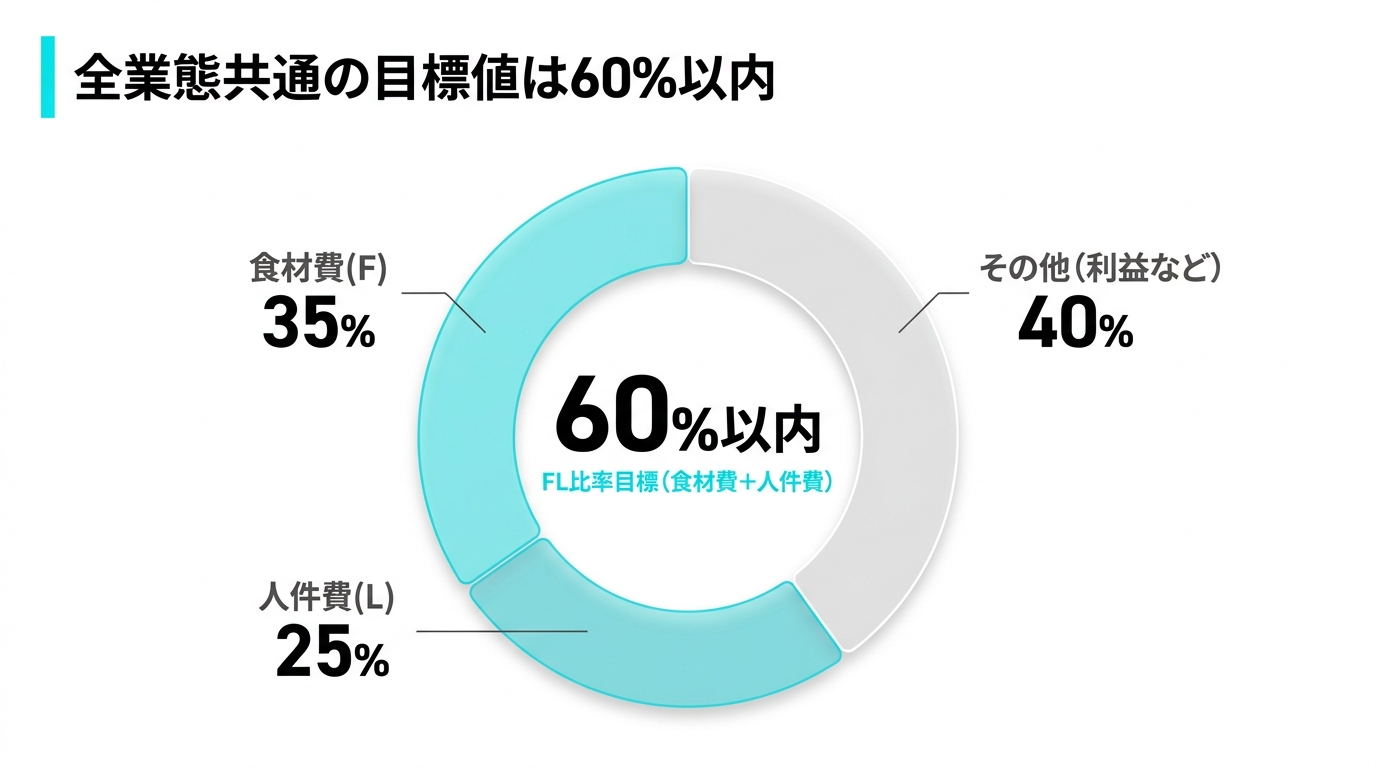 FL比率の理想的な目安