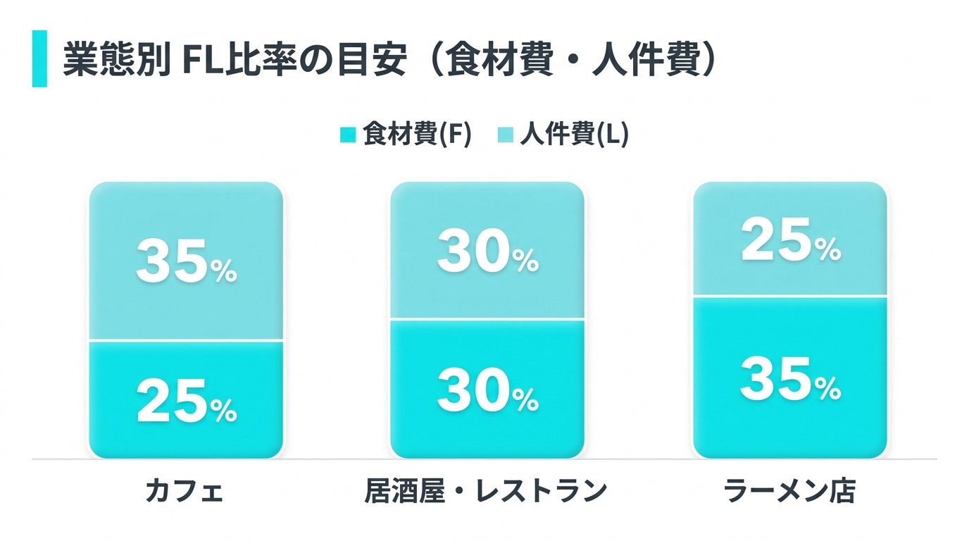 FL比率の理想的な目安