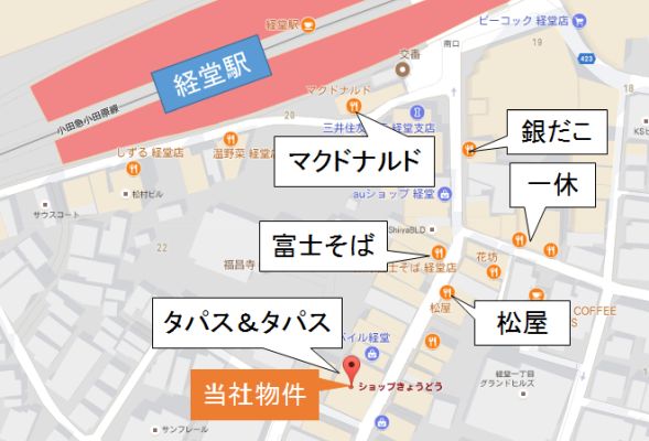東京都世田谷区経堂1 21 21ショップきょうどう 居抜き物件専門サイト テンポバックス 東京都世田谷区経堂1 21 21ショップきょうどう 居抜き物件専門サイト テンポバックス